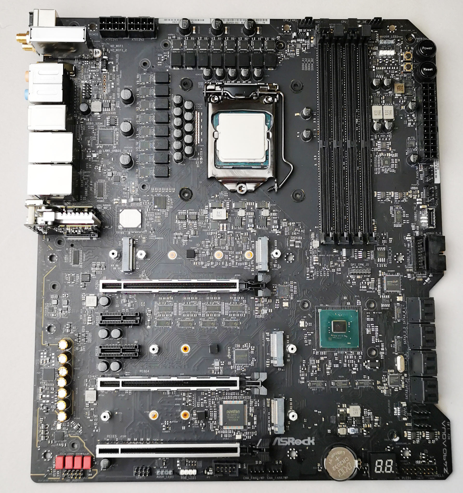 Visual Inspection Asrock Z490 Aqua Motherboard Review The 1100 Lc Monoblock Flagship